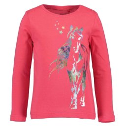 Magenta Lovas Hosszú ujjú pamutdzsörzé felső/póló