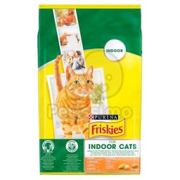 Friskies száraz macskaeledel - Indoor csirkével és hozzáadott kerti zöldségekkel 10 kg