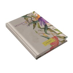 Határidőnapló Womanext Manifesztációs naptárkönyv A/5, heti fehér lapokkal botanical Realsystem 2027.