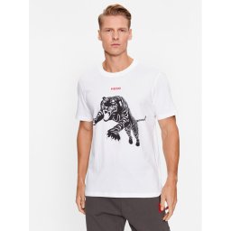 Hugo Póló Darpione 50498196 Fehér Regular Fit