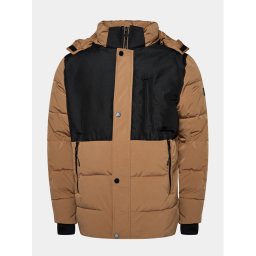 INDICODE Pehelykabát Titan 15-755 Barna Regular Fit