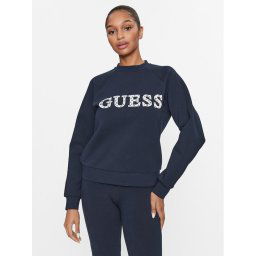 Guess Pulóver V3BQ07 KBCK2 Sötétkék Regular Fit