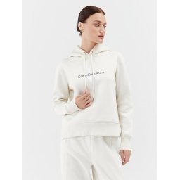 Calvin Klein Jeans Pulóver J20J221335 Fehér Regular Fit