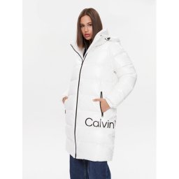 Calvin Klein Jeans Pehelykabát J20J221902 Fehér Regular Fit