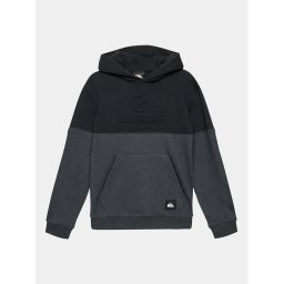 Quiksilver Pulóver Embosshoodyouth Otlr EQBFT03865 Fekete Regular Fit