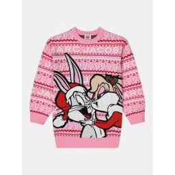 The Marc Jacobs Kötött ruha LOONEY TUNES W12454 Rózsaszín Regular Fit
