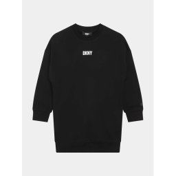 DKNY Kötött ruha D32894 S Fekete Regular Fit
