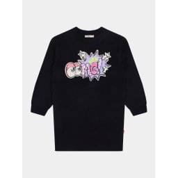 Billieblush Kötött ruha U12865 Sötétkék Regular Fit
