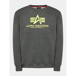 Alpha Industries Pulóver Basic 178302 Szürke Regular Fit