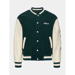 Mercer Amsterdam Bomber dzseki The Varsity MEAP233001 Zöld Regular Fit