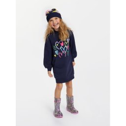 Billieblush Kötött ruha U12838 Sötétkék Regular Fit