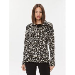Columbia Polár kabát Glacial™ IV Print 1/2 Zip Fekete Regular Fit
