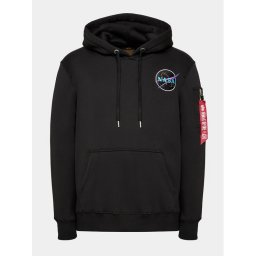 Alpha Industries Pulóver Dark Side 108337 Fekete Relaxed Fit