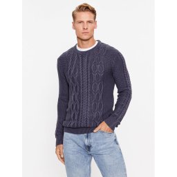 Guess Sweater Andy M3BR21 Z2BB0 Kék Regular Fit