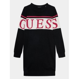 Guess Kötött ruha J3BK16 Z38B0 Fekete Regular Fit
