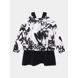 DKNY Kötött ruha D32888 S Fekete Regular Fit