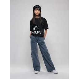 DKNY Póló D35T18 S Fekete Regular Fit
