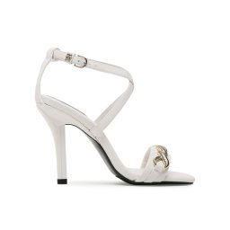 Tommy Hilfiger Szandál Th Chain Feminine Heel Sandal FW0FW07076 Fehér