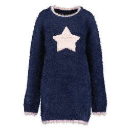 Blue Seven Kötött ruha 773666 X Sötétkék Regular Fit