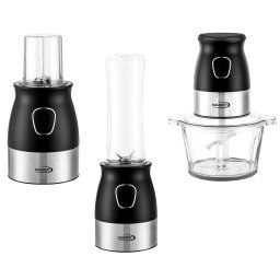 Hauser Konyhai robotgép turmix / daráló / aprító többfunkciós fekete 600 ml BC-326 B