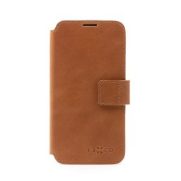 Bőr tok Apple iPhone 13 Pro Max oldalranyíló barna ProFit FIXED (FIXPFIT2-725-BRW)