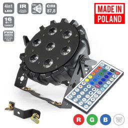FLASH PRO LED PAR 64 SLIM 7x10W RGBW IR MK2