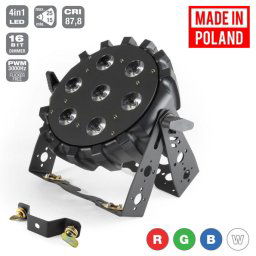 FLASH PRO LED PAR 64 SLIM 7x10W RGBW MK2 15/25 fok