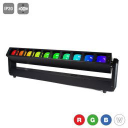 FLASH LED Moving Head BAR 10x40W RGBW 2 sec ZOOM
