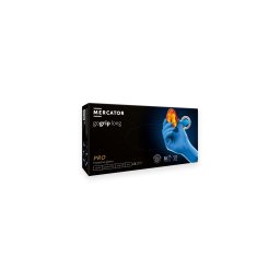 MERCATOR gogrip long prémium munkavédelmi nitril kesztyű - Kék - 50 db - XXL