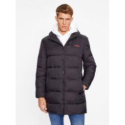 Hugo Pehelykabát Mati 50495228 Fekete Regular Fit