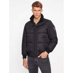 Boss Pehelykabát Oglitch 50504445 Fekete Relaxed Fit