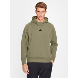 adidas Pulóver Z.N.E. Premium IN5116 Zöld Loose Fit