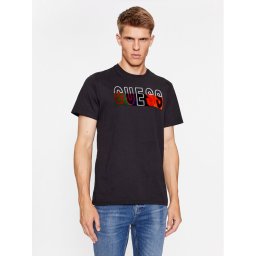 Guess Póló M3BI64 KBXG1 Fekete Slim Fit