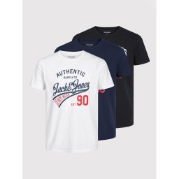 Jack&Jones 3 db póló Ethan 12221269 Színes Regular Fit