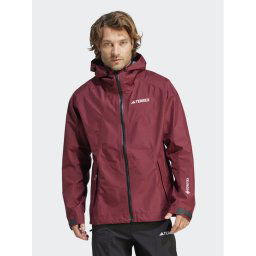 adidas Outdoor kabát Terrex Xperior GORE-TEX Paclite Rain IB4259 Piros Regular Fit