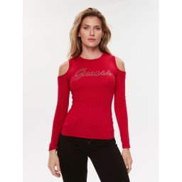 Guess Sweater W3BR80 Z2YK2 Piros Slim Fit