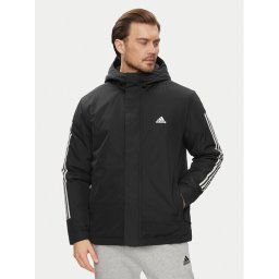 adidas Átmeneti kabát 3-Stripes IP2537 Fekete Regular Fit