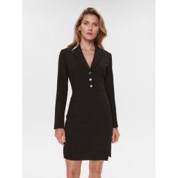 Guess Hétköznapi ruha W3BK0K WFQK2 Fekete Slim Fit