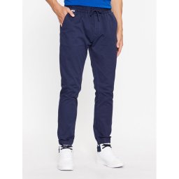 Tommy Jeans Szövet nadrág Scanton DM0DM17679 Sötétkék Slim Fit
