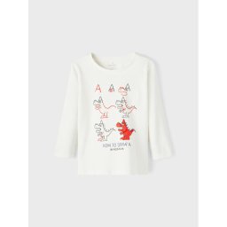 NAME IT Blúz 13212872 Fehér Regular Fit