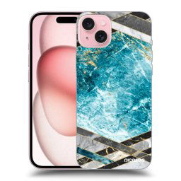 ULTIMATE CASE Apple iPhone 15 - készülékre - Blue geometry