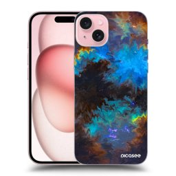 Fekete szilikon tok az alábbi mobiltelefonokra Apple iPhone 15 - Space