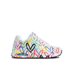 Skechers Sportcipők Uno Spread The Love 55507/WMLT Fehér