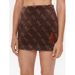 Guess Ceruzaszoknya W3BD0U WFUJ0 Barna Slim Fit