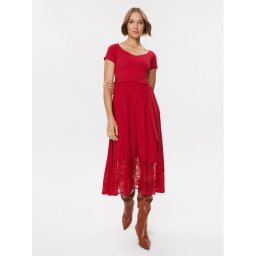 Guess Hétköznapi ruha Tiana W3BK68 WE6D2 Piros Regular Fit