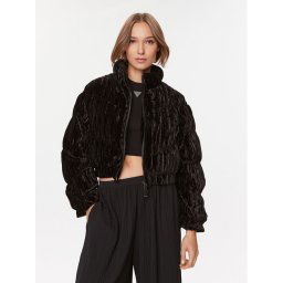 Guess Pehelykabát Roux W3BL10 KBWC2 Fekete Relaxed Fit