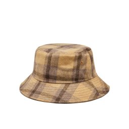 New Era Kalap Check Bucket Newera 60364231 Barna