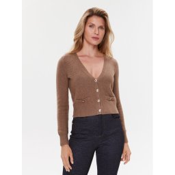 Guess Kardigán W3BR15 Z2QA0 Barna Regular Fit