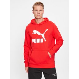 Puma Pulóver Classics Logo 530084 Piros Regular Fit