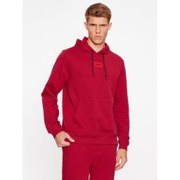 Hugo Pulóver Daratschi214 50458700 Piros Regular Fit